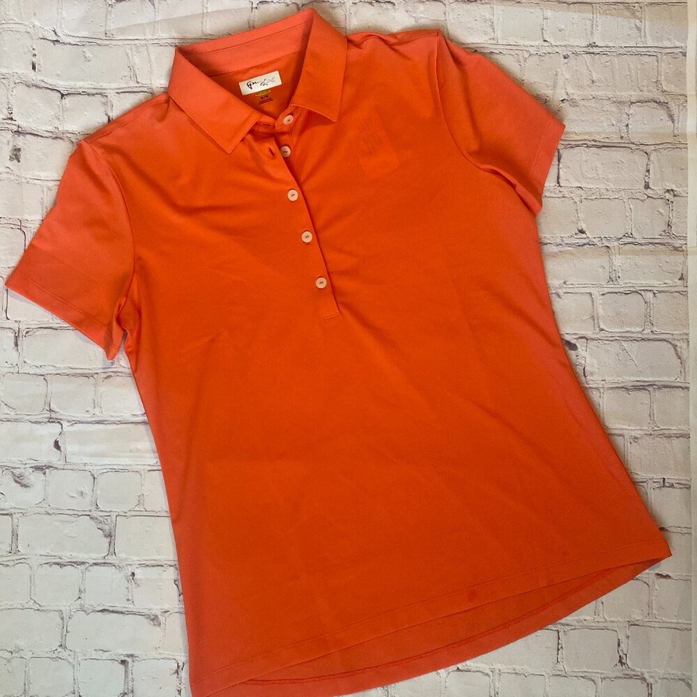 NWT Greg Norman Women's Freedom Micro Pique Stretch Polo